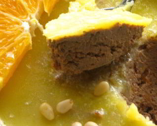 Печеночный паштет с тыквой и апельсиновым соком