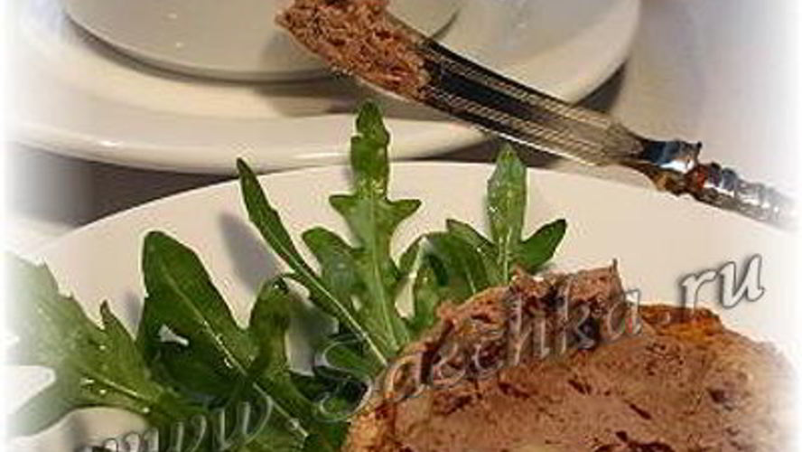 Рецепт печеночный паштет с яблоком