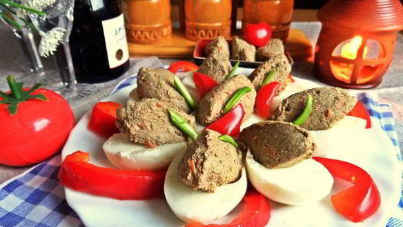 Рецепт Печеночный паштет яичный