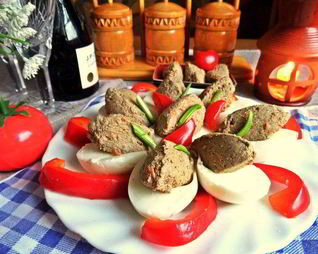 Печеночный паштет яичный