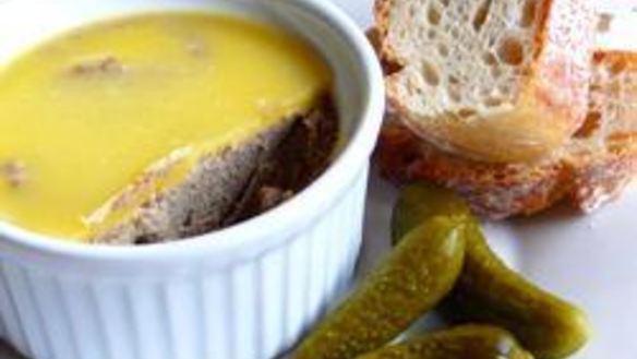 Рецепт Праздничный паштет из куриной печени