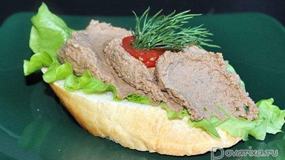 Рецепт Прекрасный паштет из свиной печени