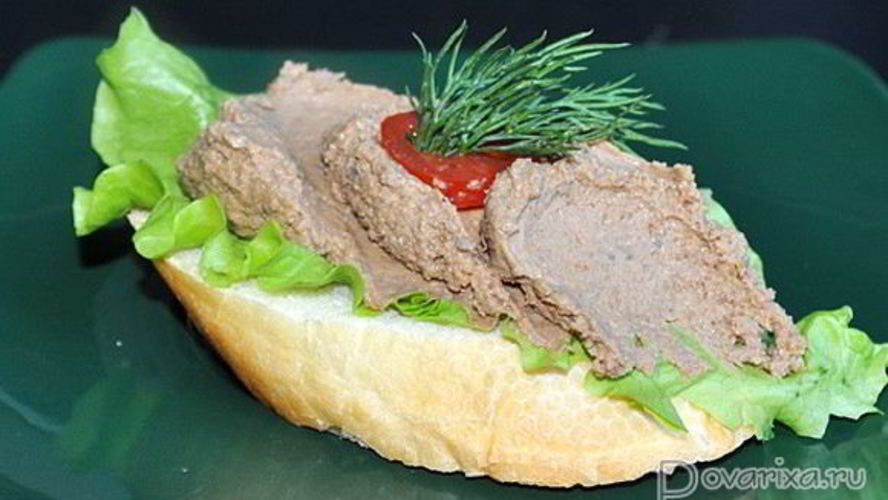 Рецепт прекрасный паштет из свиной печени