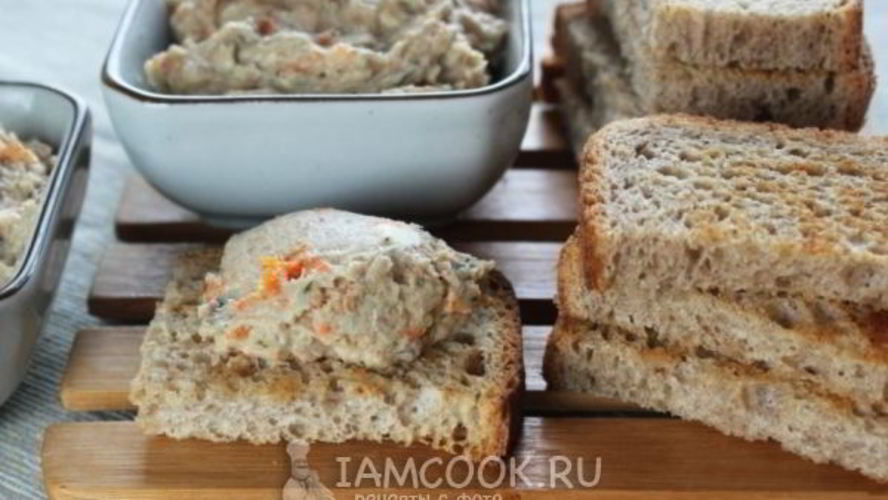 Рецепт селедочный паштет с морковью и луком