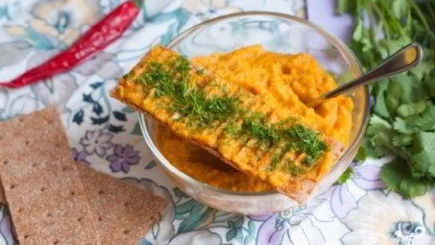 Рецепт вегетарианский паштет