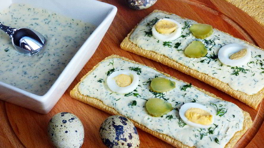 Рецепт яичный паштет