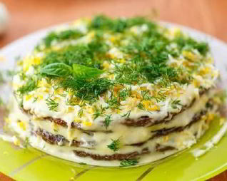 Печеночный тортик