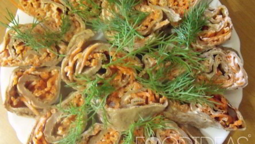 Рецепт печеночные рулетики