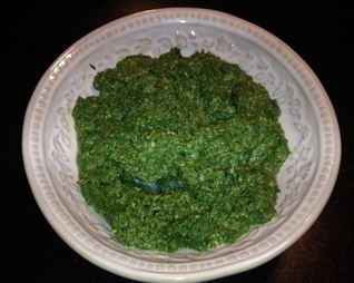 Пхали из шпината