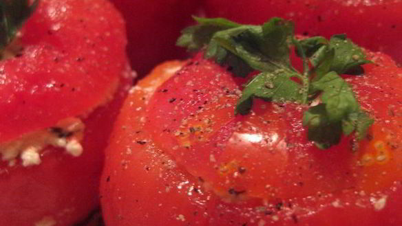 Рецепт Помидоры, фаршированные рикоттой с прованскими травами