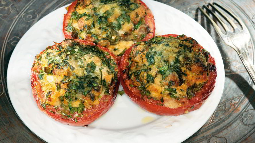 Рецепт помидоры, фаршированные семгой и каперсами