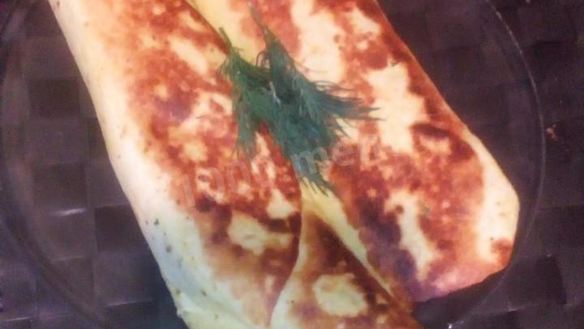 Рецепт Чикен ролл с капустой и огурцами