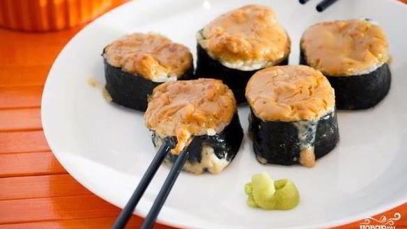 Рецепт Горячие роллы дома