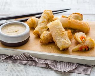 Индонезийские роллы с овощами