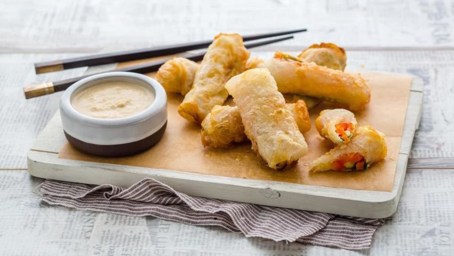 Рецепт индонезийские роллы с овощами