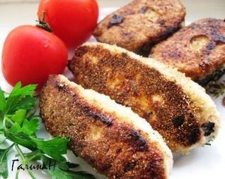 Куриные котлетки-роллы