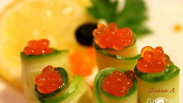 Рецепт Огуречные роллы