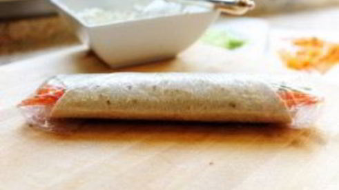 овощные роллы из лепешек тортильяс