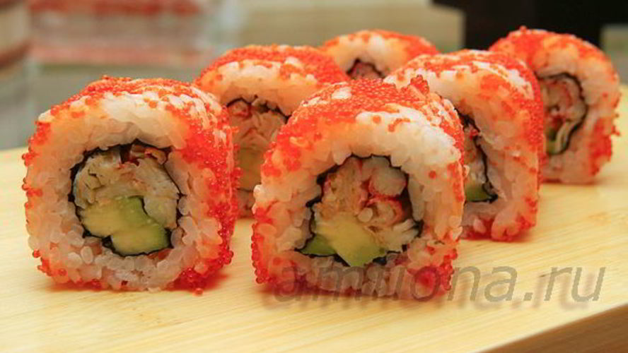 Рецепт ролл калифорния