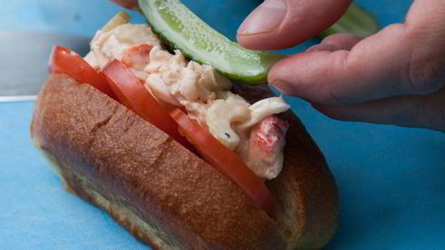 ролл краб сэндвич