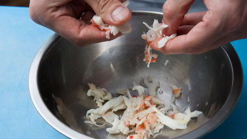 ролл краб сэндвич