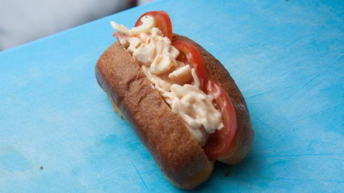 ролл краб сэндвич