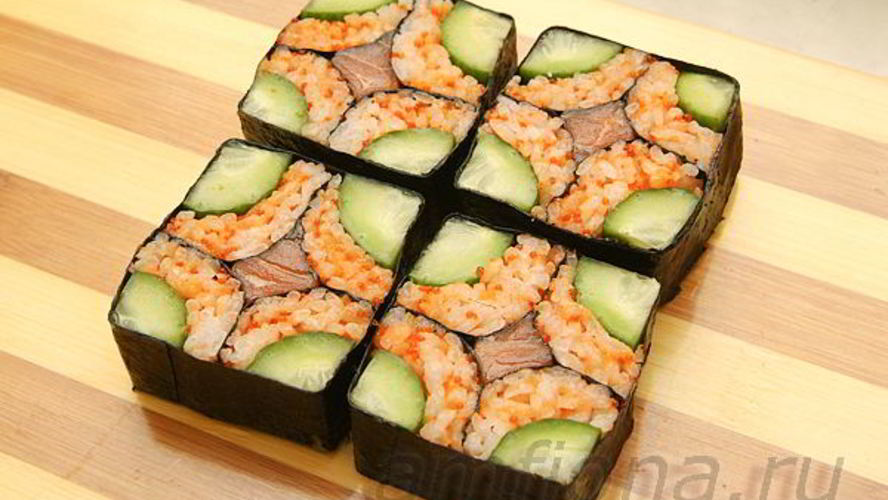 Рецепт ролл мозаика