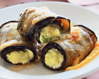 Роллы из баклажанов