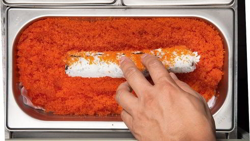 роллы калифорния с крабом