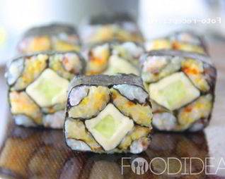 Роллы мозаика