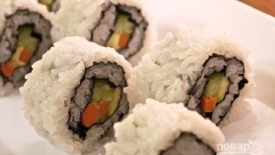 Рецепт роллы овощные
