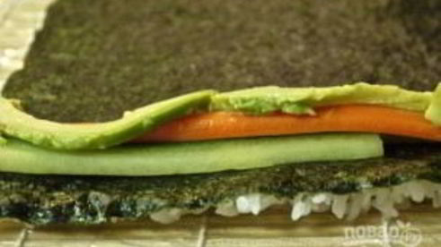 роллы овощные