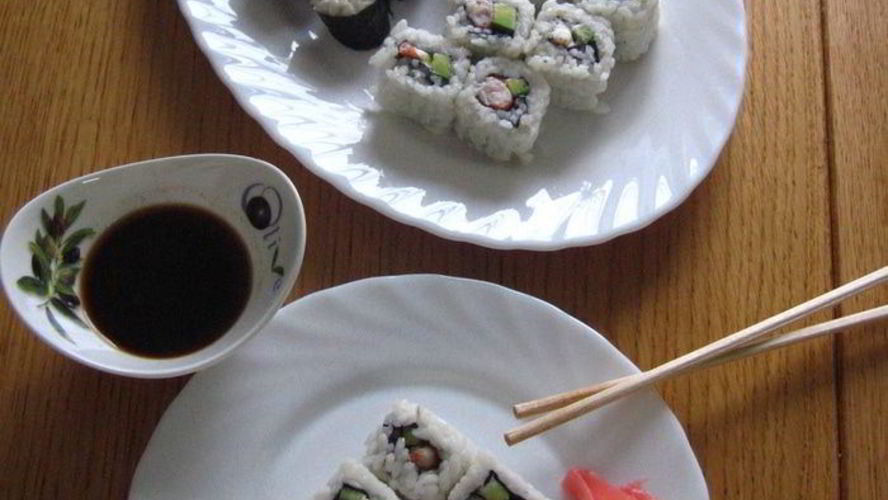 Рецепт роллы с креветками