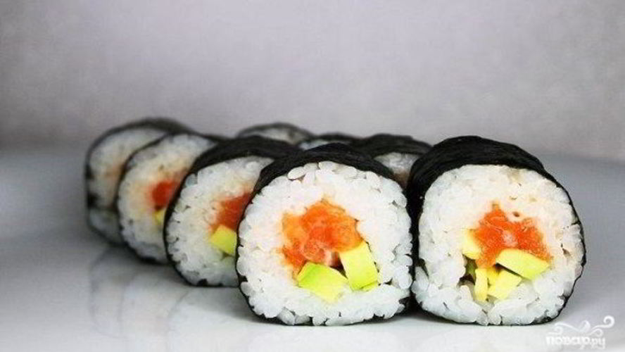 Рецепт роллы с рыбой