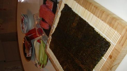 роллы с семгой