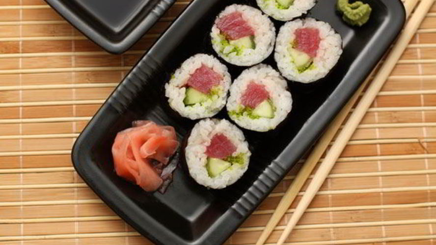 Рецепт роллы с тунцом и огурцом