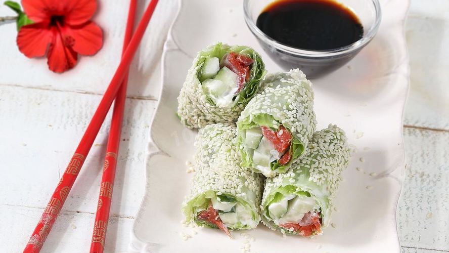 Рецепт спринг роллы из рисовой бумаги