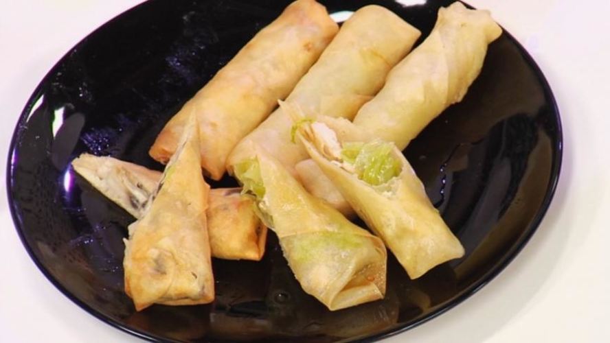Рецепт спринг-роллы с курицей