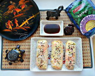 Спринг-роллы с кускусом и овощами