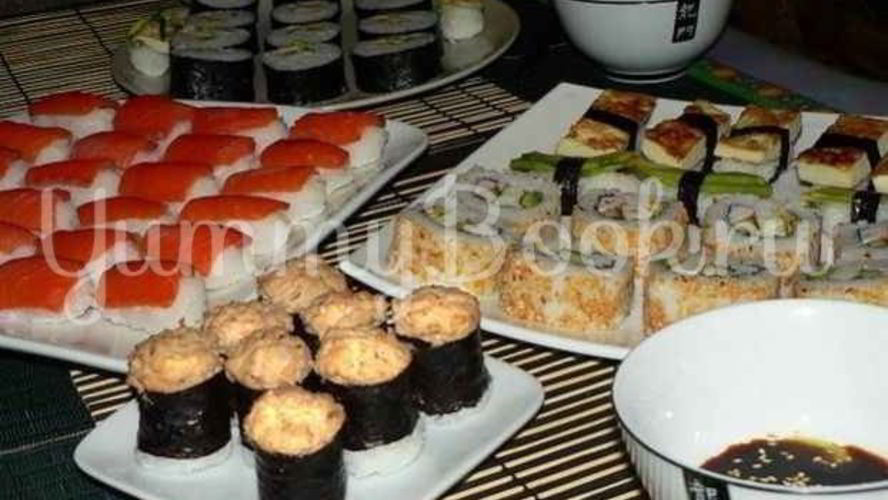 Рецепт суши и роллы