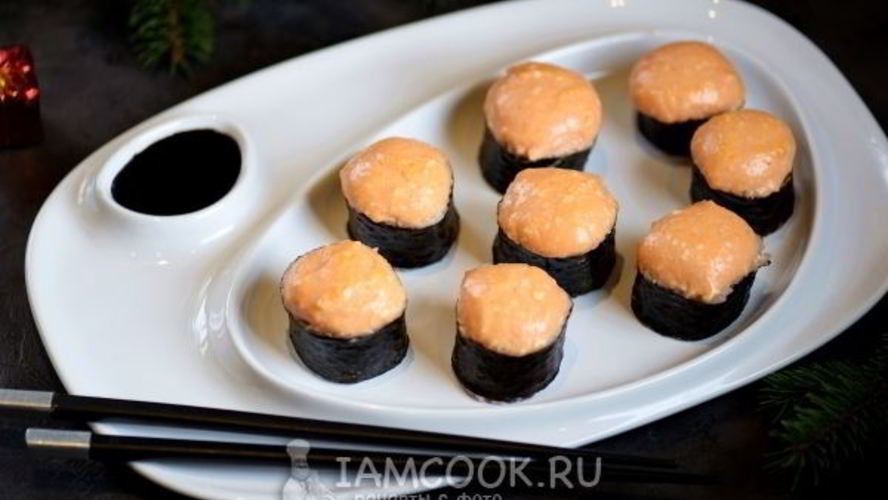 Рецепт запеченные роллы с креветками