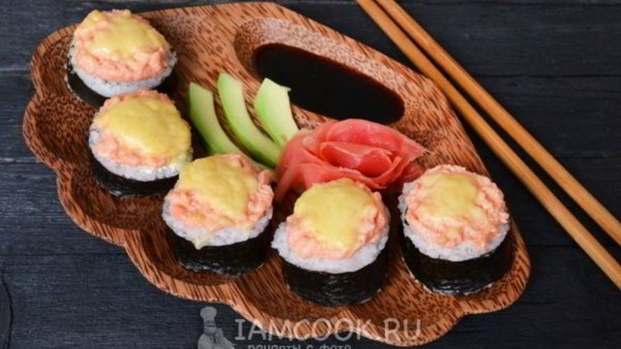 Рецепт запеченные роллы с курицей