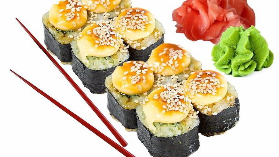 Рецепт запеченные роллы с семгой