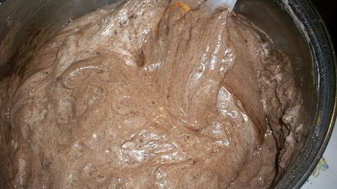 быстрый шоколадно-творожный рулет