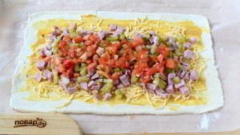 голландский рулет с ветчиной