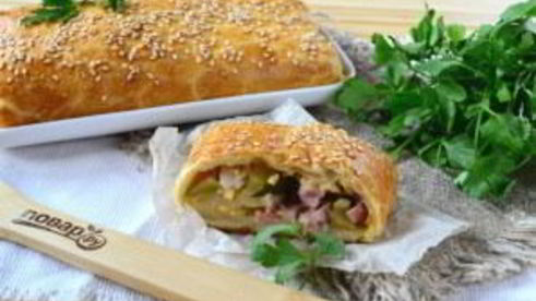 голландский рулет с ветчиной