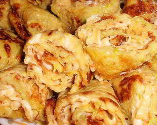 Кабачковые рулеты