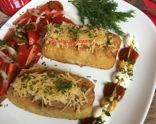 Картофельные рулетики с мясом