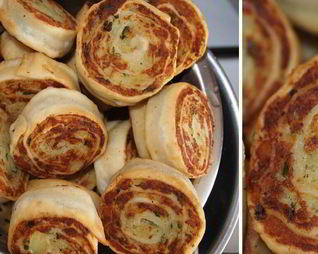 Картофельные рулетики