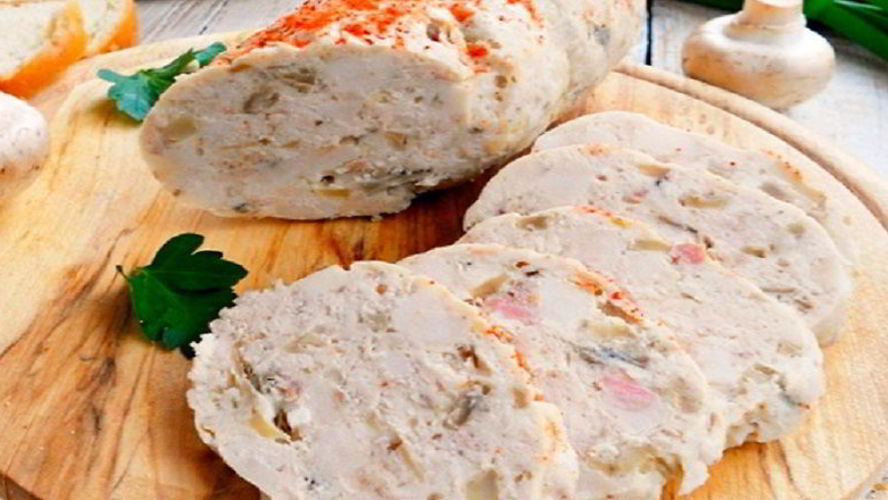 Рецепт куриный рулет с грибами